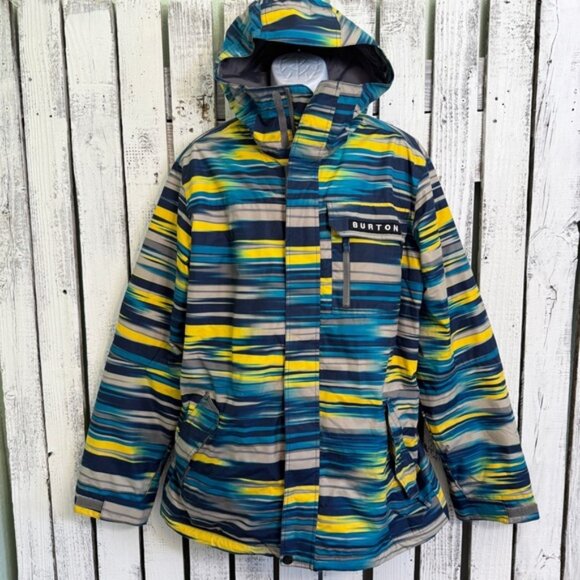 Burton Mountain Dew Collab Jacket Dryride Snowboarding Ski Snow Coat Mens XL - Picture 1 of 15